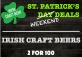 All weekend St. Patrick's Day Deals at Daga Brewpub