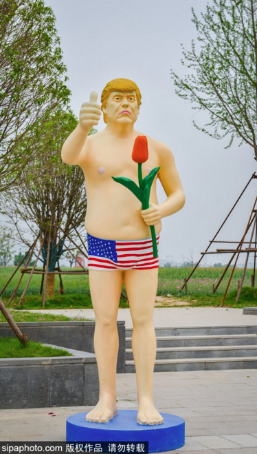 Trump statue Henan