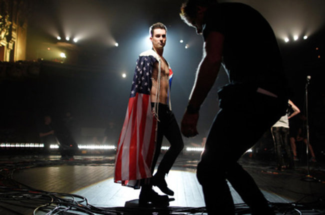 Adam Levine American Flag