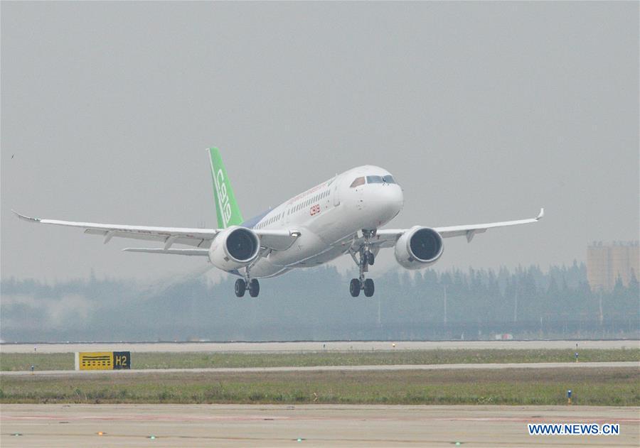 C919 Maiden Flight China