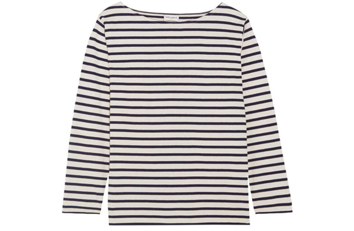 Women's Striped Tshirt Saint Laurent