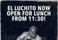 El Luchito New Lunch Menu 