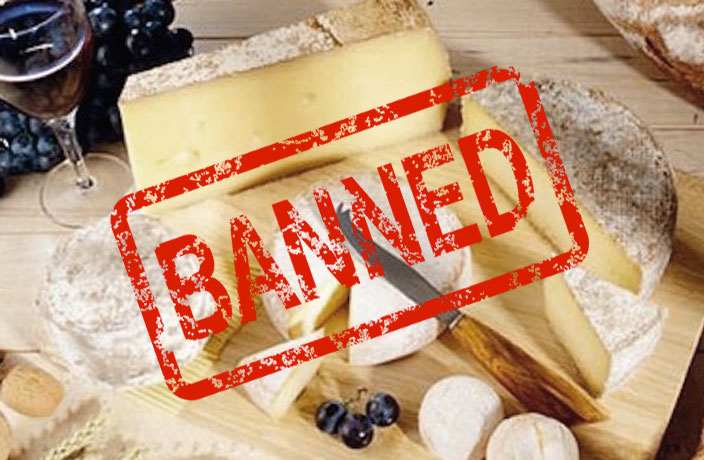 Cheese ban China