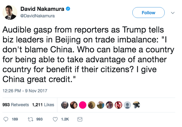 Trump on Trade Imbalance