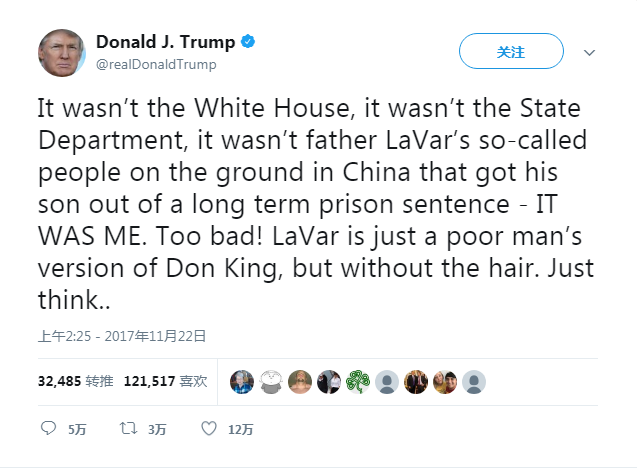 'Ungrateful Fool!' Trump Slams Dad of UCLA Player Detained in China