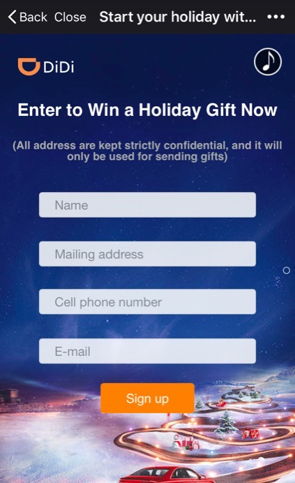 Hit the Road with DiDi and Win a Holiday Gift Box