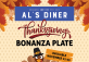 Thanksgiving Bonanza Plate at Al's Diner & Al's Place