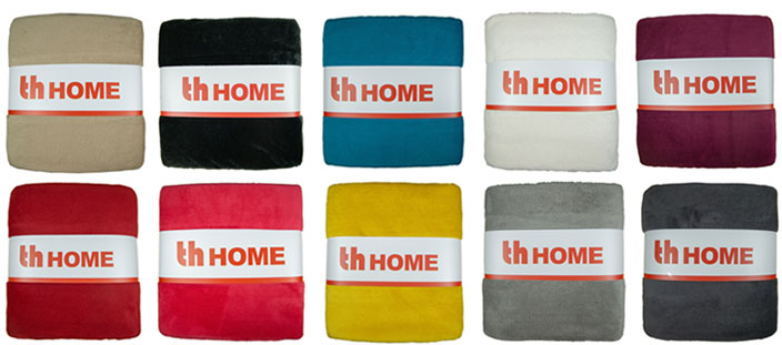 thHome Coral Fleece Blankets