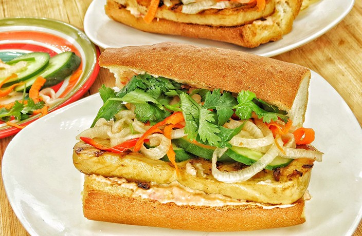 Veggie Mama's Vegan Tofu Banh Mi Sandwich Recipe