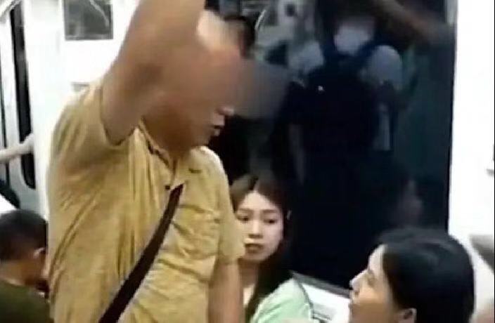 WATCH: Elderly Man Forces Woman to Give up Her Seat on China Metro