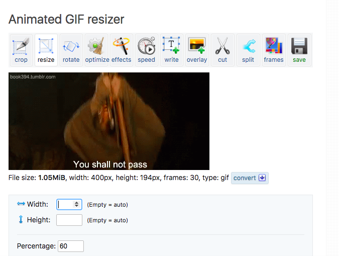 GIF Resizer - Crop & Resize Animated GIF Online