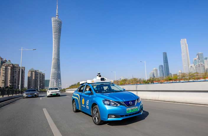 Robotaxis Reach Guangzhou's Popular Urban Areas