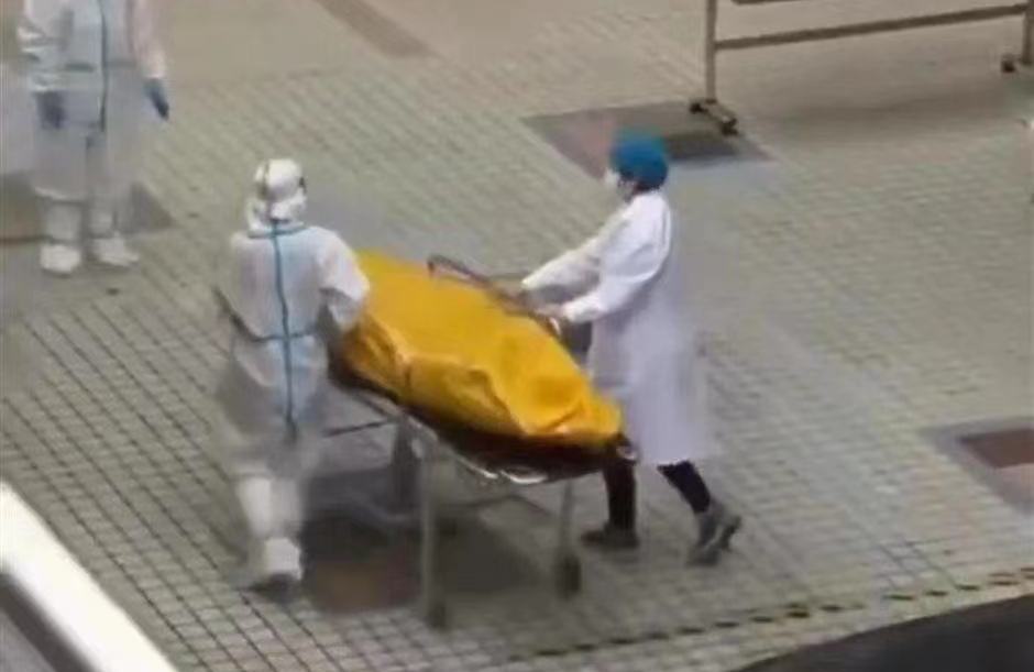 WATCH: Shanghai Care Home Realize Body Bag Senior is Still Alive