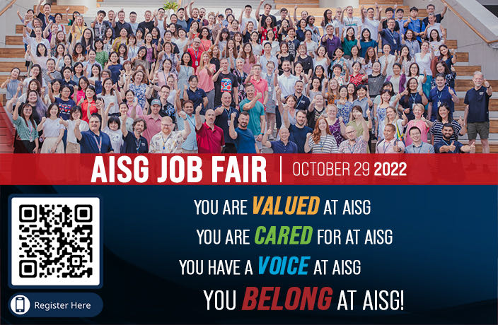 Register Now for AISG Job Fair (October 29)