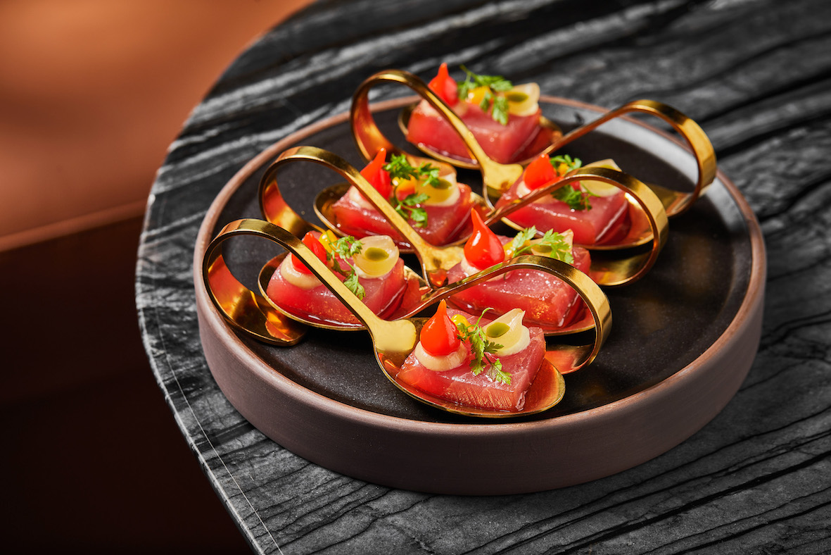 Tuna-Burrata-Cheese-Egg-Yolk-Sweety-Drop-Pepper-Apple-Puree.jpg