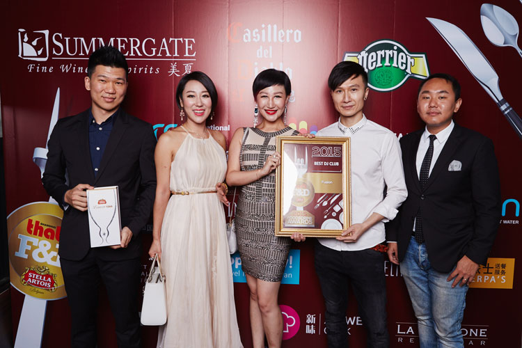 That's Shanghai Food & Drink Awards 2015 Best DJ Club FUSION