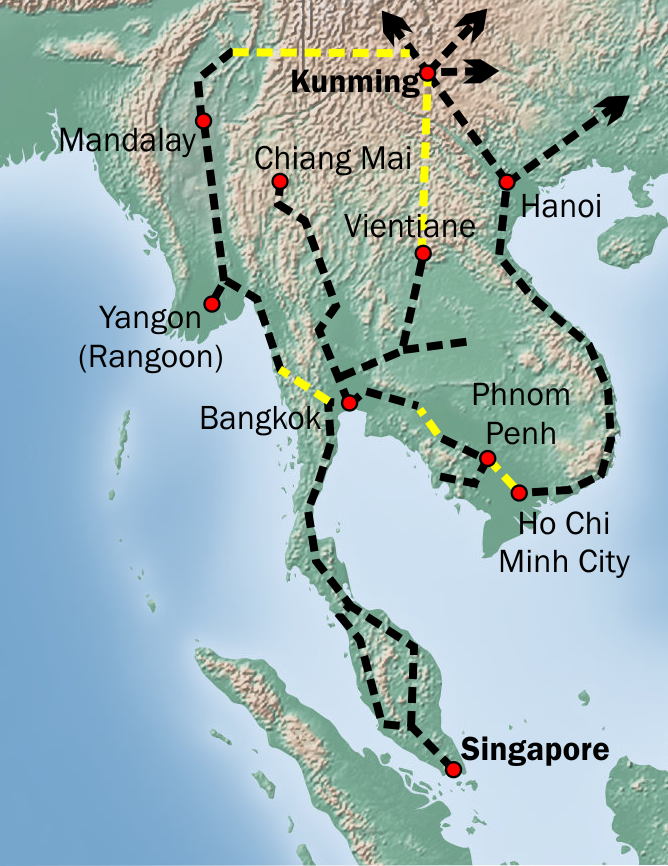 Kunming-Singapore Rail